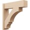 Ekena Millwork 8-in W x 30-in D x 30-in H Balboa Block Rough Cedar Woodgrain TimberThane Outlooker, Primed Tan OUTUR080X30X30BOA44RCPR - alternate 1